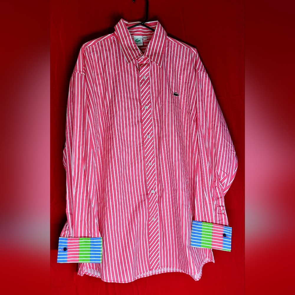 Lacoste button down shirt size XXL